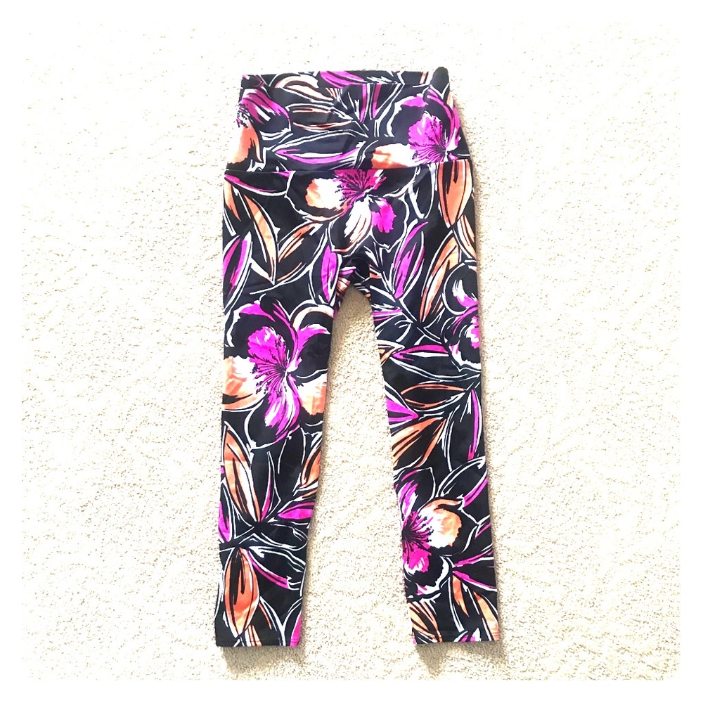 K-DEER Capri floral leggings - size M